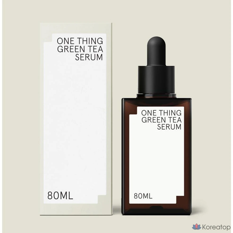 Укрепляющая сыворотка с зеленым чаем One Thing, 80 мл, 1 шт.