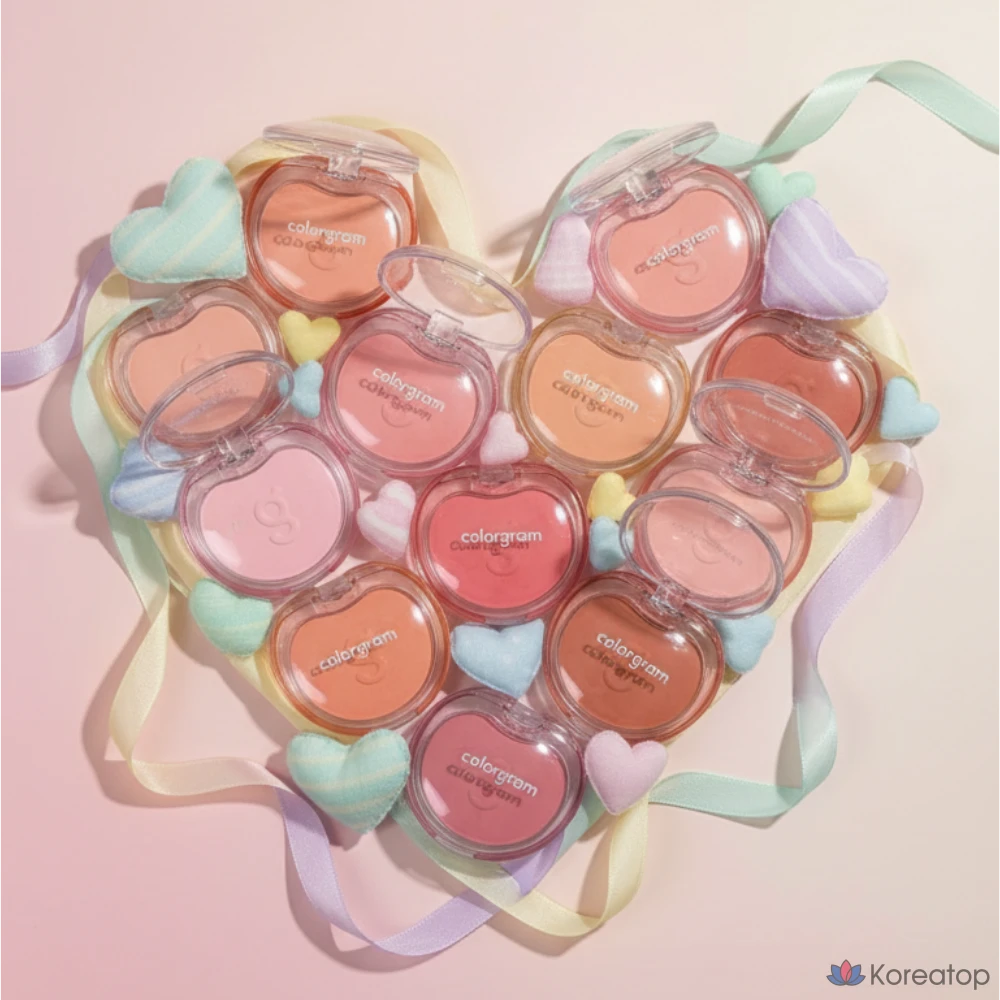 Румяна Colorgram Tintori Cotton Blusher, 4.3g, 1 шт., оттенок 04 Berry Veil