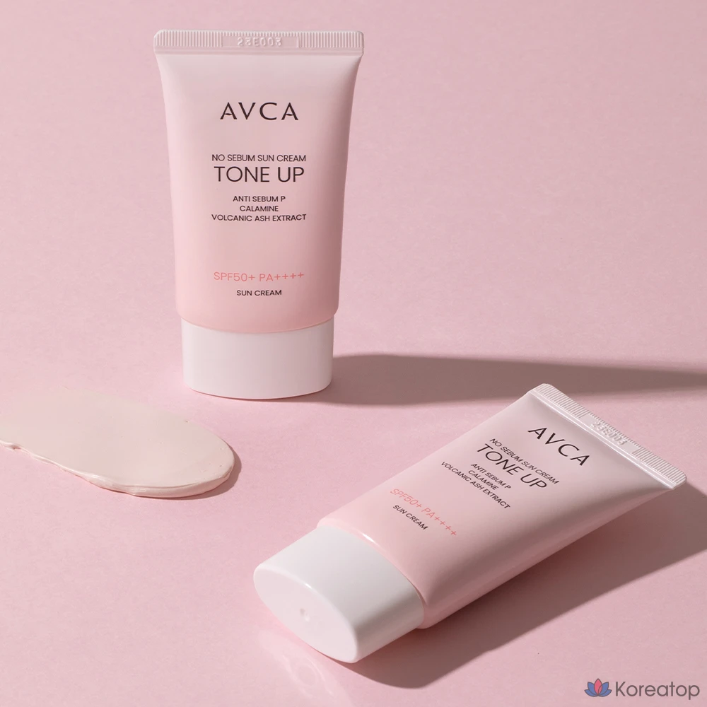 Минеральный солнцезащитный крем AVCA Tone-Up No-Sebum SPF50+ PA++++, 35 мл, 1 шт.