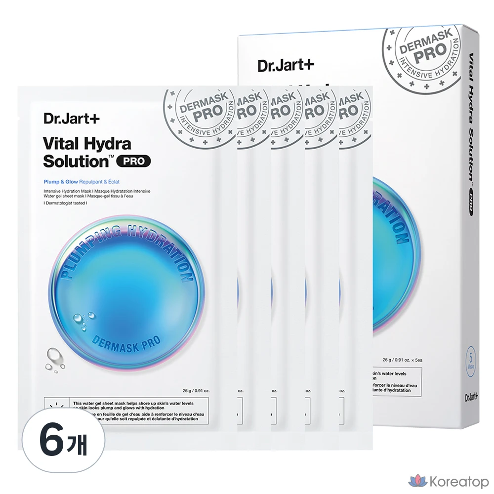 Тканевая маска для лица Dr. Jart+ Dermask Vital Hydra Solution Pro, 130 г, 30 шт.