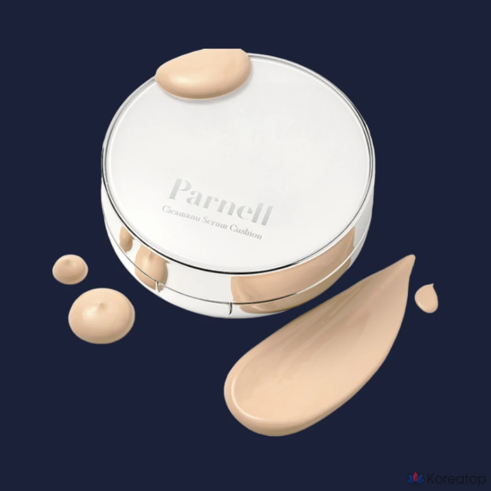 Сыворотка-кушон Parnell Serum Cushion Shikamanu Cushion 15 г SPF45, основной продукт, сменный блок, 1 шт., фото 2