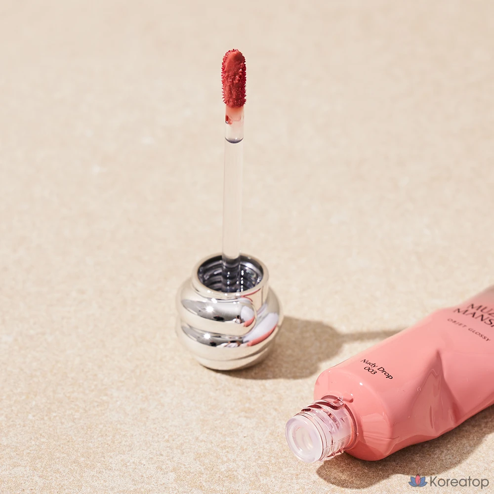 Тинт для губ Muzigae Mansion Objet Glossy Lip Tint, оттенок 003 Nudy Drop, 1 шт., фото 5