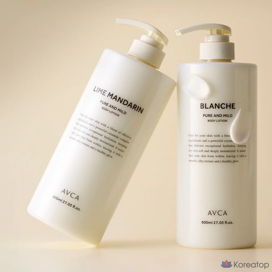 Лосьон для тела AVCA Pure &amp; Mild с керамидами, груша и фрезия, 1 шт., 800 мл