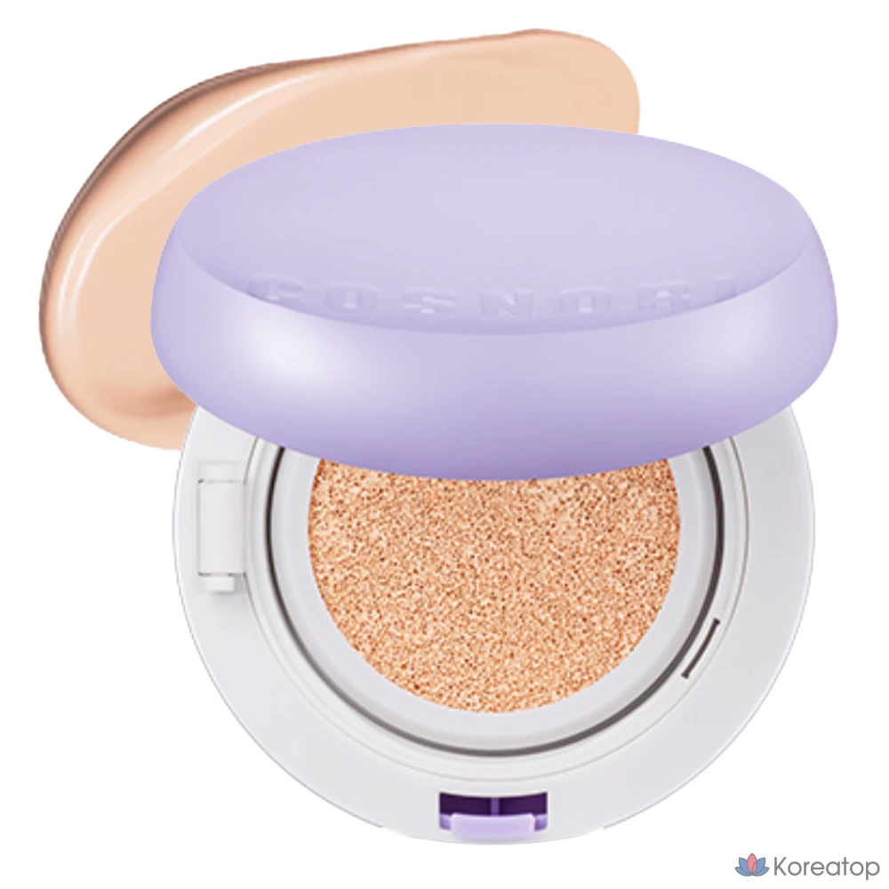 Тональный крем-кушон Cosnori Panthenol Barrier Cushion Foundation, 12 г, цвет слоновой кости, 1 шт.