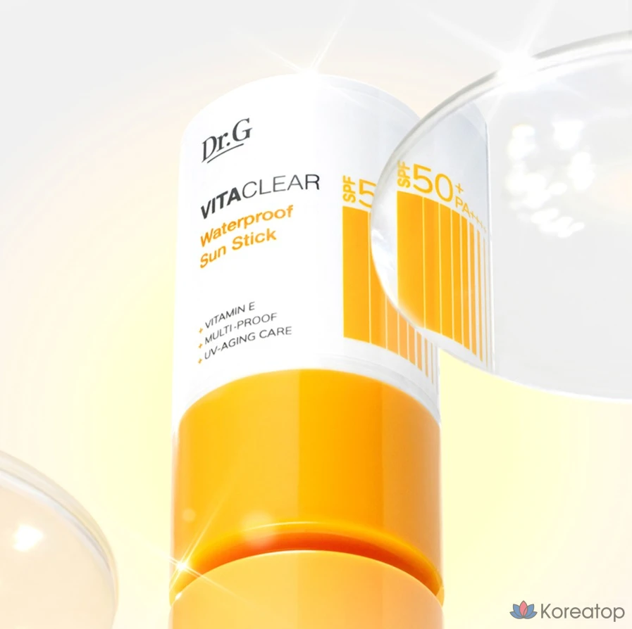 Солнцезащитный стик Dr.G Vita Clear Waterproof Sun Stick SPF50+ PA++++, 21 г, 1 шт.