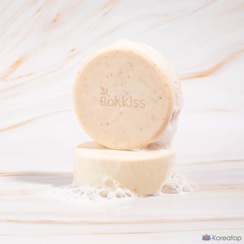 Отшелушивающее мыло Rokkiss с маслом чайного дерева, 100 г, 1 упаковка.