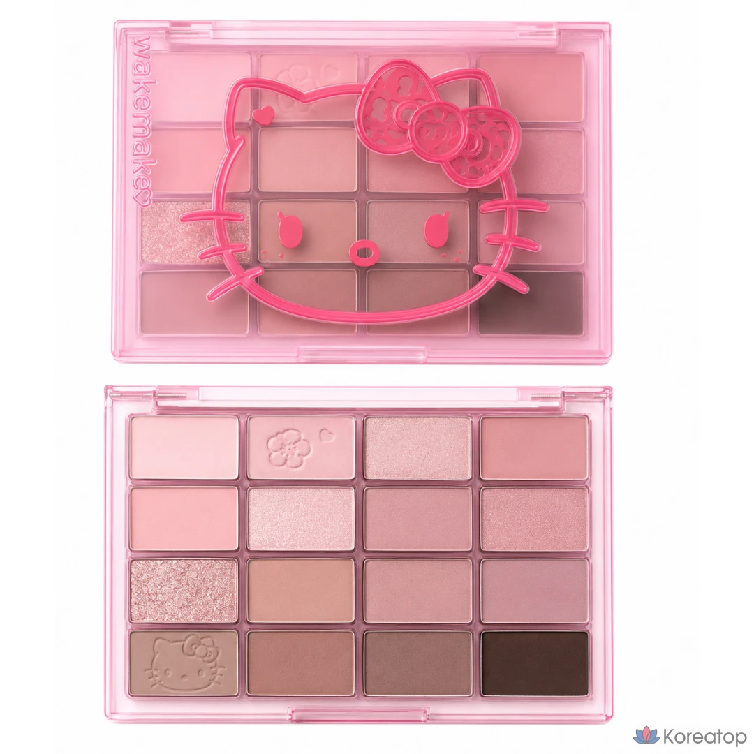 Палетка теней для век WAKEMAKE Soft Blurring Eye Palette, оттенок 31 Pink Like Blurring, 1 шт., фото 3