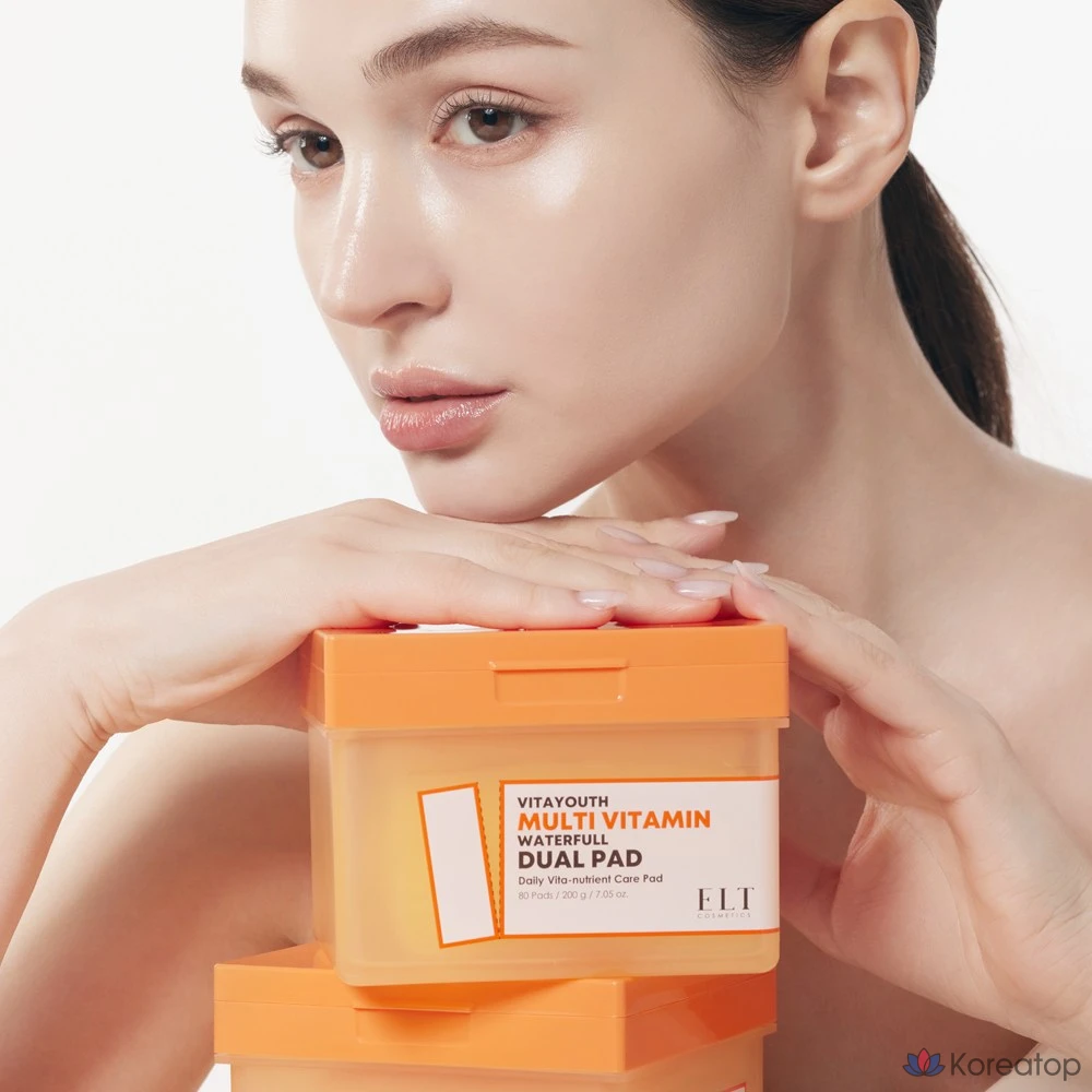 Влажные мультивитаминные подушечки ELT Vitamin Youth, двойная упаковка, 1 шт., 80 штук.