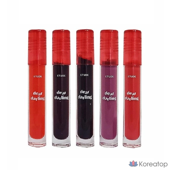Etude House Dear Darling Water Gel Lip Tint 4.5g, 04 PLUM RED, 1 шт.