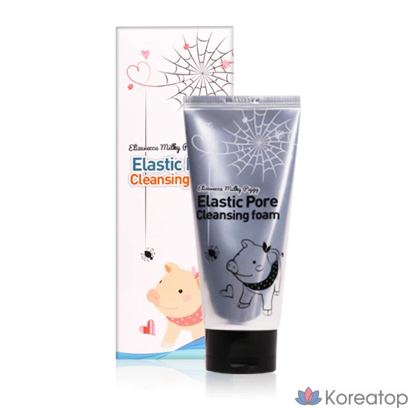 Очищающая пенка для лица Elizavecca Milky Piggy Elastic Pore, 120 мл, 1 шт., 120 г