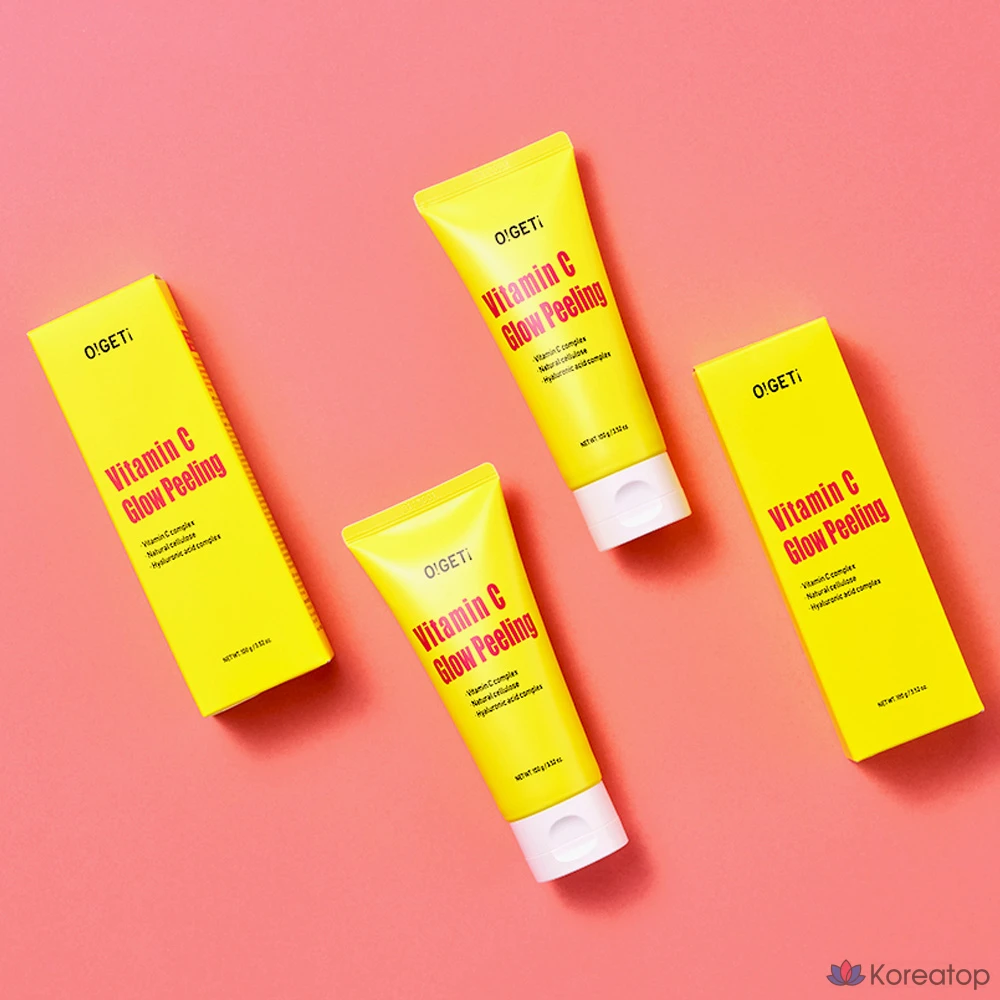 Отшелушивающий гель Oget Vitamin C Glow, 100 г, 1 шт.