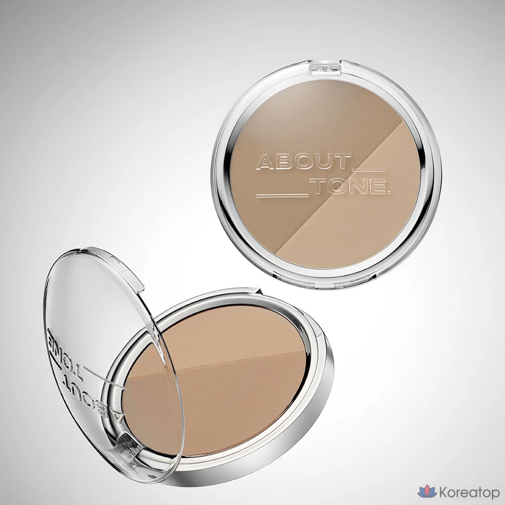 Пудра для контуринга ABOUT TONE Blur Powder Shading, оттенок 02 Warm Mute, 10 г, 1 шт.