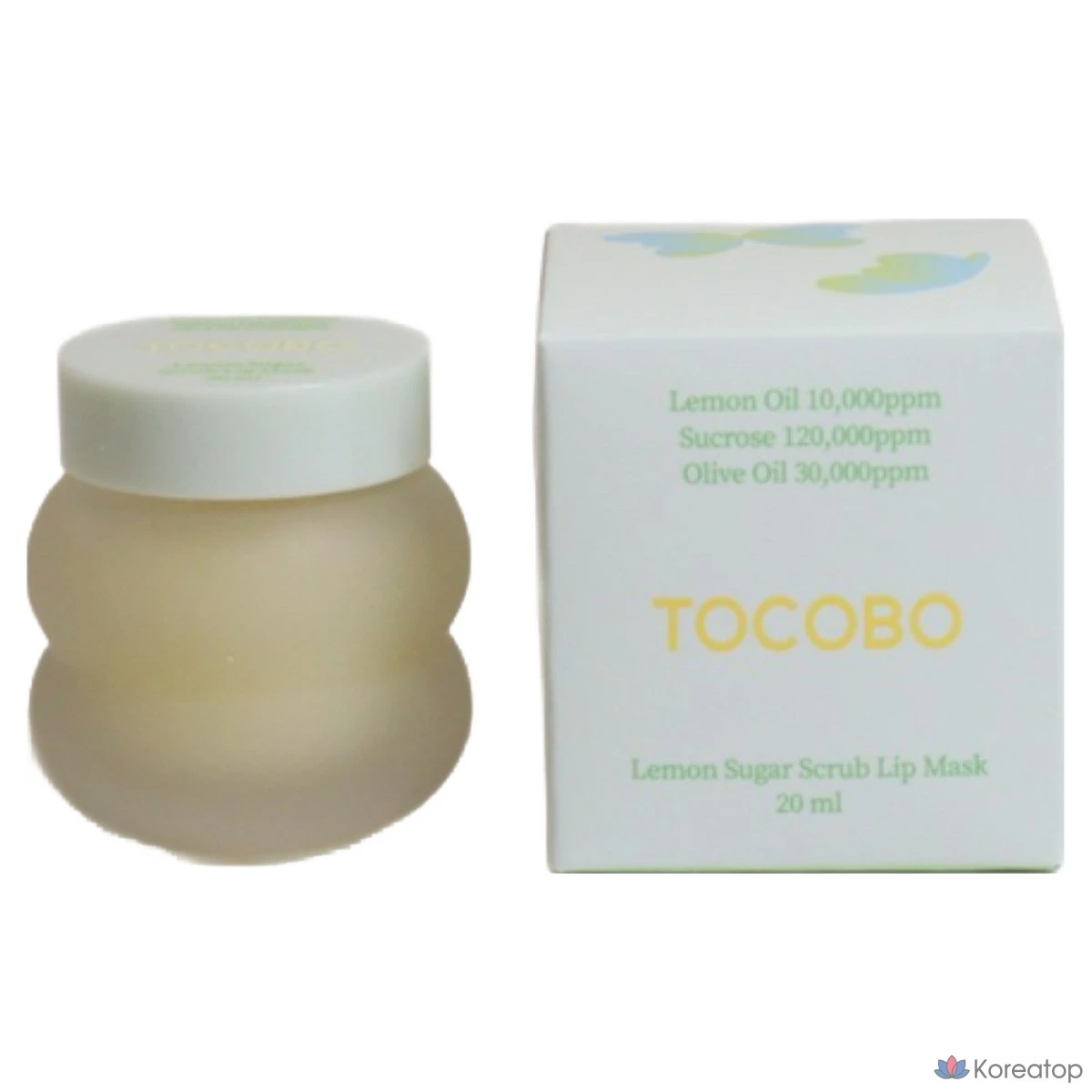 Скраб для губ Tokobo Lemon Sugar Scrub, 2 шт., 20 мл, лимонно-сахарный.