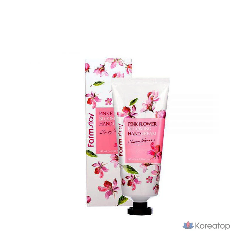 Крем для рук Farmstay Pink Flower Blooming, 100 мл, 1 шт.