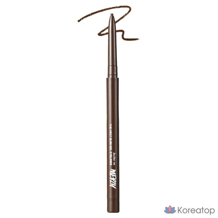 Гелевая подводка для глаз MERZY the First Slim Gel Eyeliner 0.05g, GS3 Bronze Opal, 1 шт.