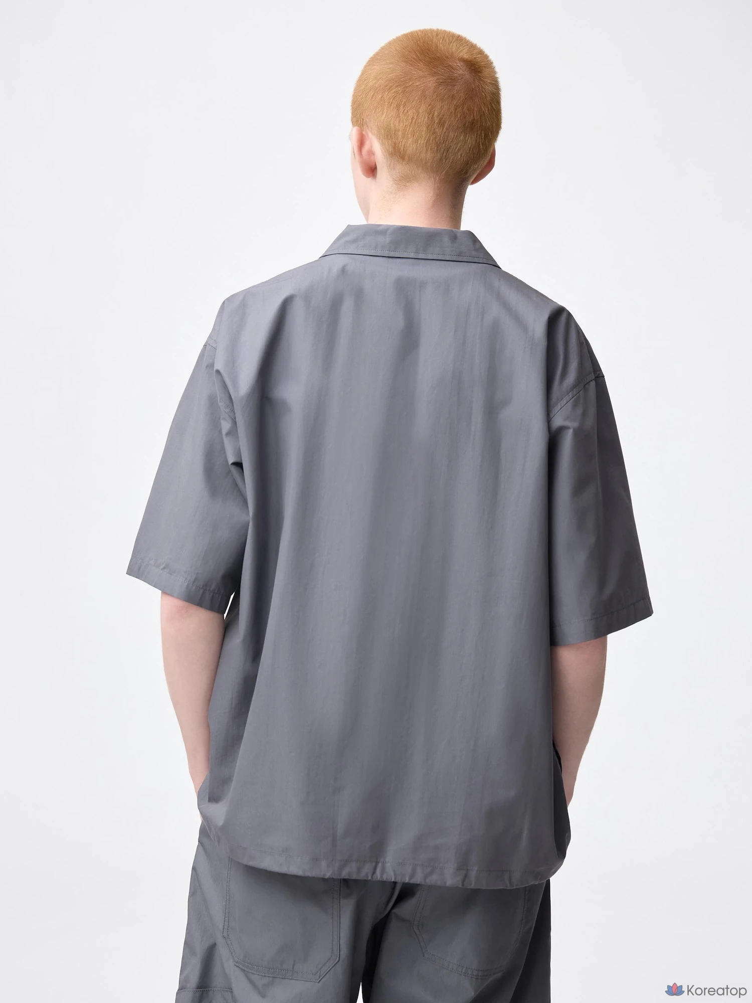 Рубашка Uniqlo Dry Coach Shirt с коротким рукавом