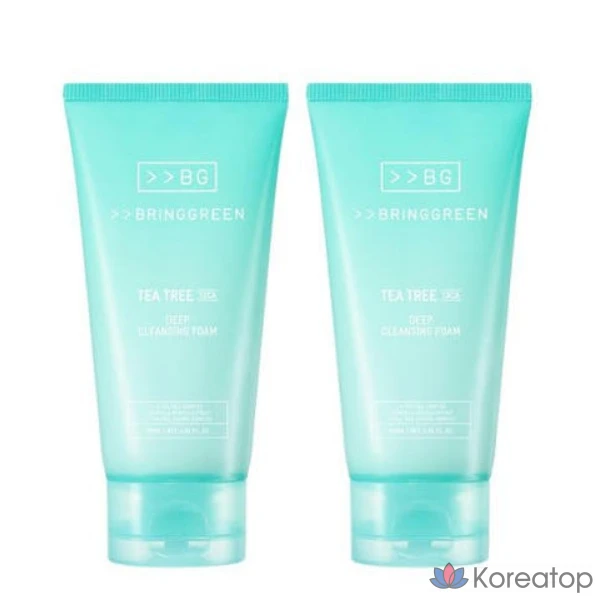 Очищающая пенка для лица Bring Green Tea Tree Cica, 240 мл, 1 шт.