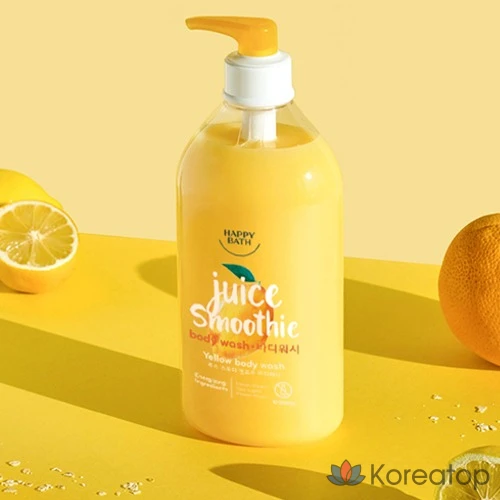 Гель для душа Happy Bath Juice Smoothie с ароматом юдзу, 820 г, 1 шт.