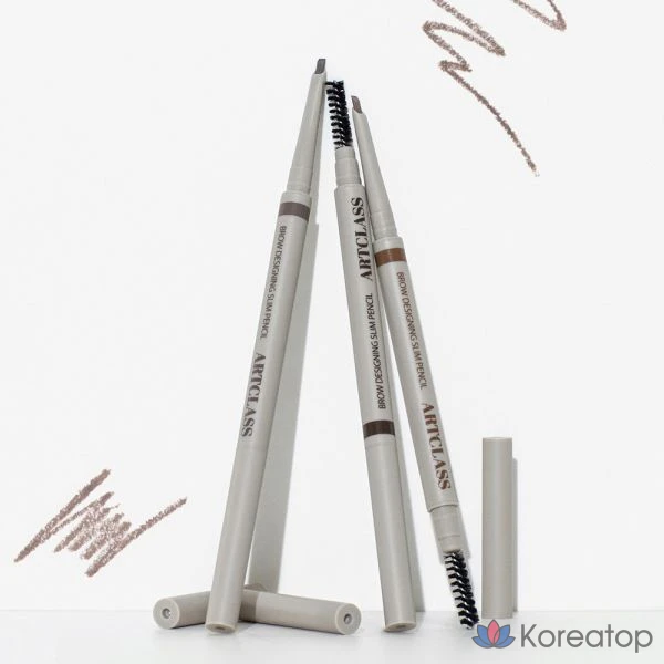 Карандаш для бровей Too Cool For School Art Class Brow Designing Slim Pencil, 0.04g, 3 цвета, 1 шт.