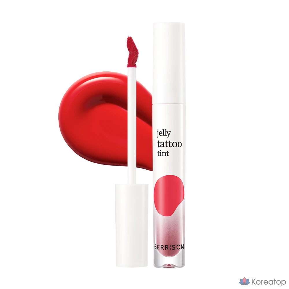 Тональный крем Berrisom Jelly Tattoo Tint, тональный крем для мукбанга, тональный крем для водных игр, 1 шт., 01. Яблочно-ягодный.