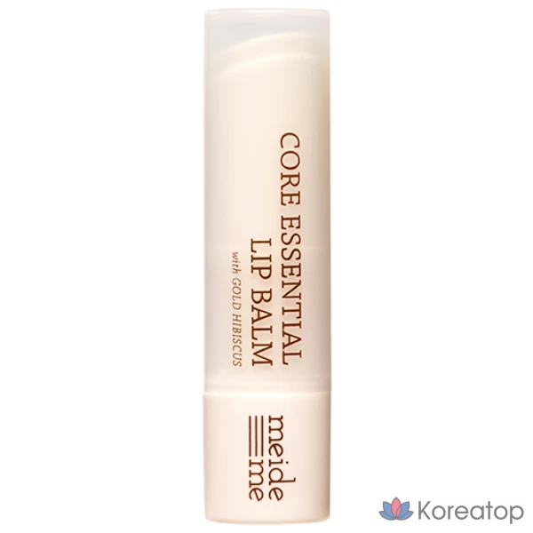Бальзам для губ MEIDEME Core Essential, #ЗолотойГибискус, 4 г, 1 шт.
