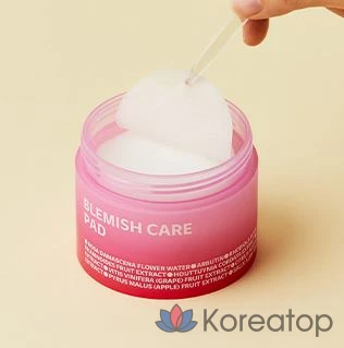 Набор Isoi Blemish Care Up Blemish Rose Serum 35 мл + подушечки для лица от прыщей 60 штук, 1 комплект