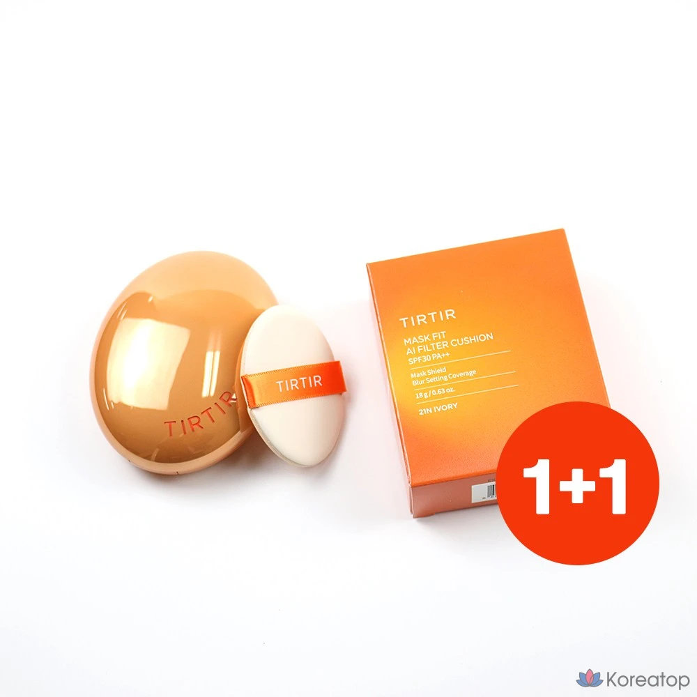 TIRTIR Mask Fit AI Filter Cushion, 2 шт., 23n Sand Original