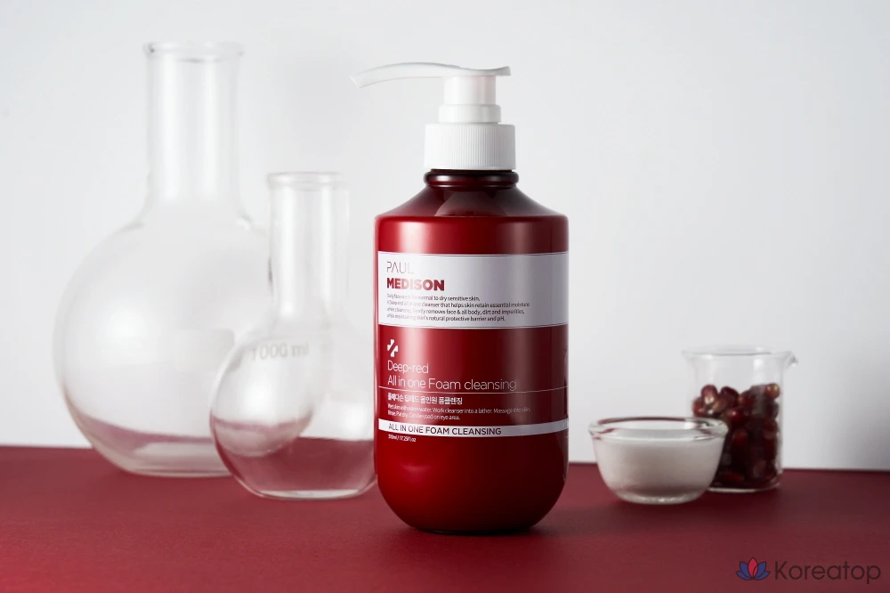 Пенка для умывания Paul Medison Deep Red All-in-One Foam Cleansing, 510 мл, 1 шт.