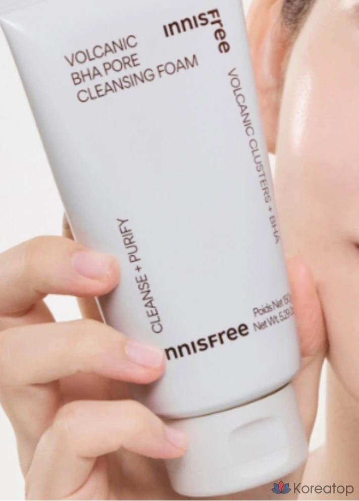 Очищающая пенка Innisfree Volcanic Pore BHA Cleansing Foam, 150 г, 1 шт.