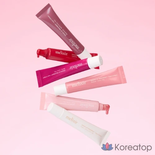 Бальзам для губ Melixir Collagen Lip Treatment, оттенок Pomelo, 15 г, 1 шт.