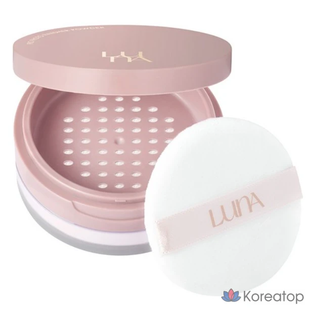 Пудра для фотофинишинга Luna Pro 10 г SPF45 PA+++, 1 шт., розовый