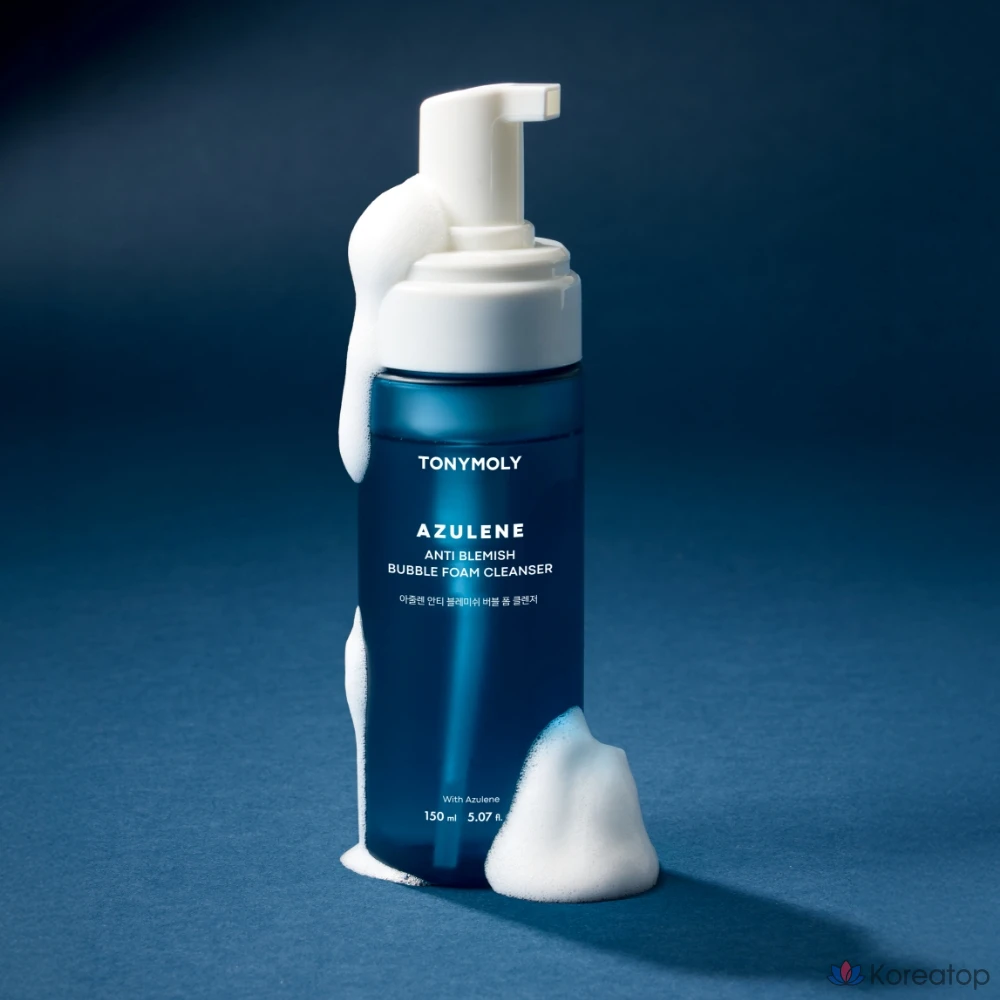 Пенка для умывания Tony Moly Azulene Anti-Blemish Bubble Foam Cleanser, 1 шт., 150 мл