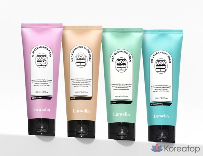 Пенка-скраб для лица Lamelin Mild Cleansing Rice Scrub Foam, 150 мл, 1 шт.