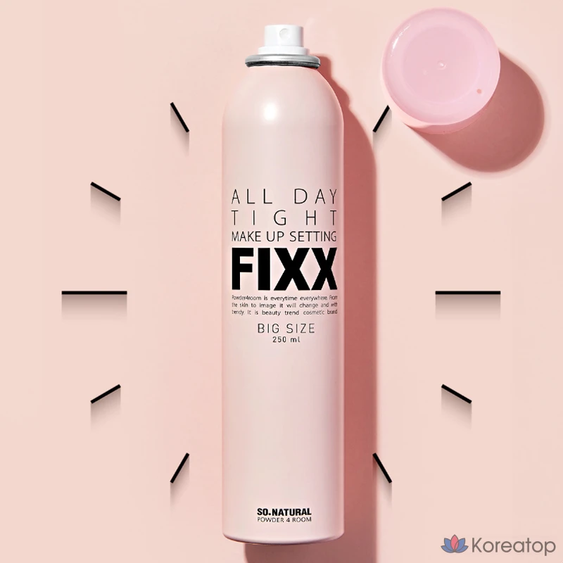 Фиксатор макияжа So Natural All Day Tight Makeup Setting Fixer, 250 мл, 1 шт., фото 4