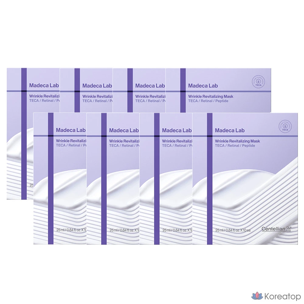 Тканевая маска для лица Centellian24 Madeca Lab Mask Wrinkle Revitalizing, 80 шт.