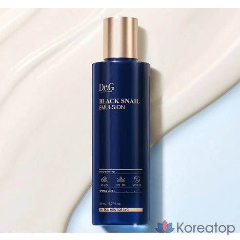 Подарочный набор для эластичности кожи DR.G Black Snail 150 мл + эмульсия 150 мл, 1 комплект