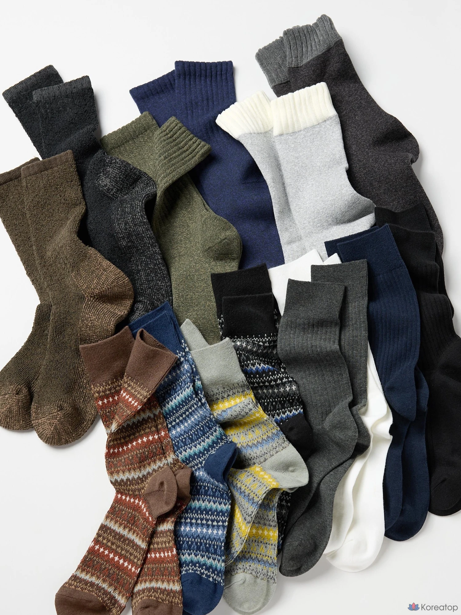 Носки Uniqlo HEATTECH Wide Rib
