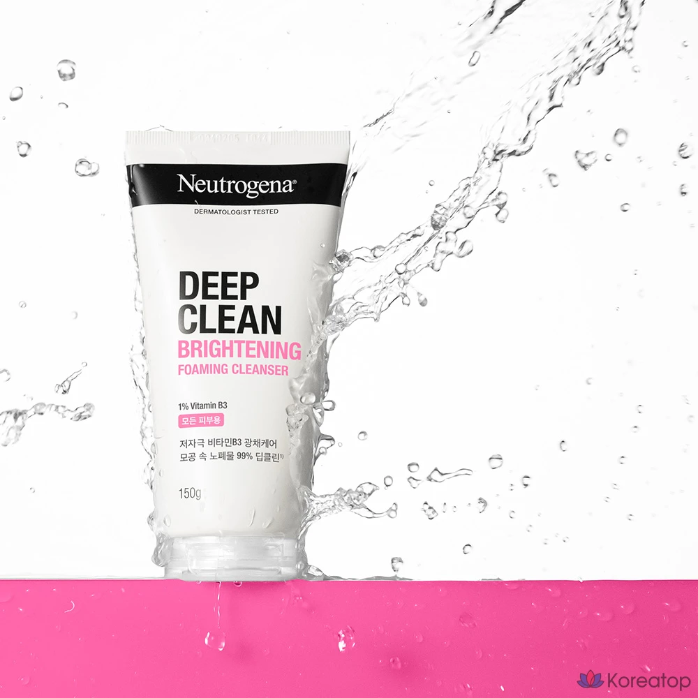 Пенка для умывания Neutrogena Deep Clean Brightening Foaming Cleanser, 150 г, 1 шт.