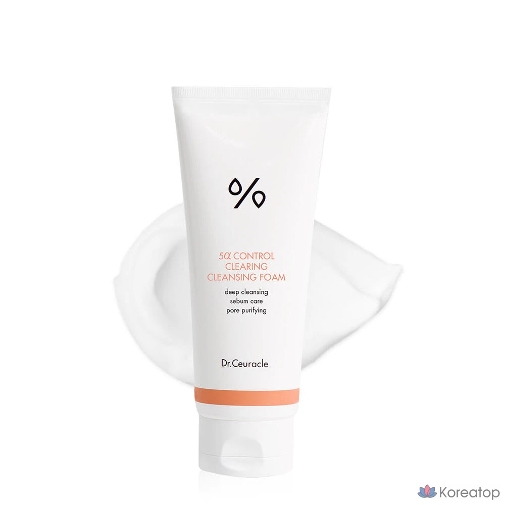 Очищающая пена Dr. Shrackle Oalpa Control Clearing, 200 мл - Очищающая пена Dr. Ceuracle 5alpa Control Clearing, 1 шт