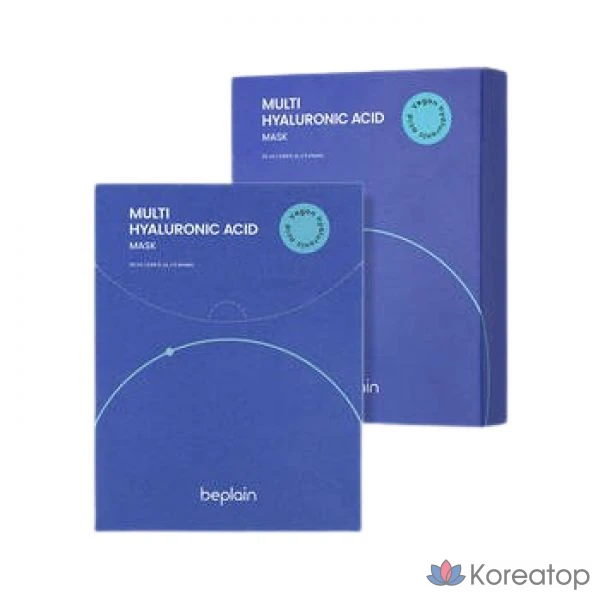 Маска для лица B.Plain Multi с гиалуроновой кислотой, 5 листов, 2 упаковки, 1 упаковка