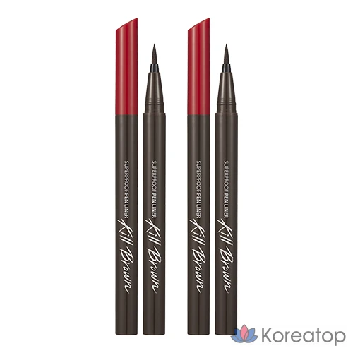Подводка для глаз Clio Superproof Pen Liner, 02 Коричневый 1 шт.