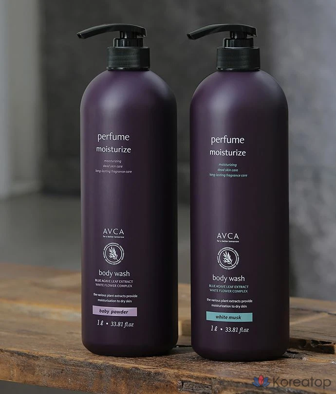 Гель для душа AVCA Perfume, лаванда и мускус, 1 л, 1 шт.