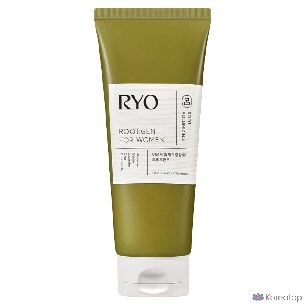 Протеиновая маска для волос Ryo Rootzen с ароматом бергамота и лаванды, тюбик, 1 шт., 200 мл