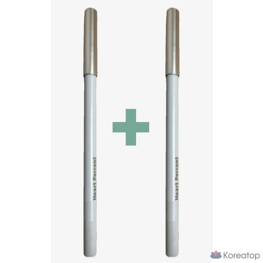 Гелевый карандаш для подводки глаз Heart Percent Dot On Mood, оттенок «Телевой серый» + «Телевой серый», 1 шт.