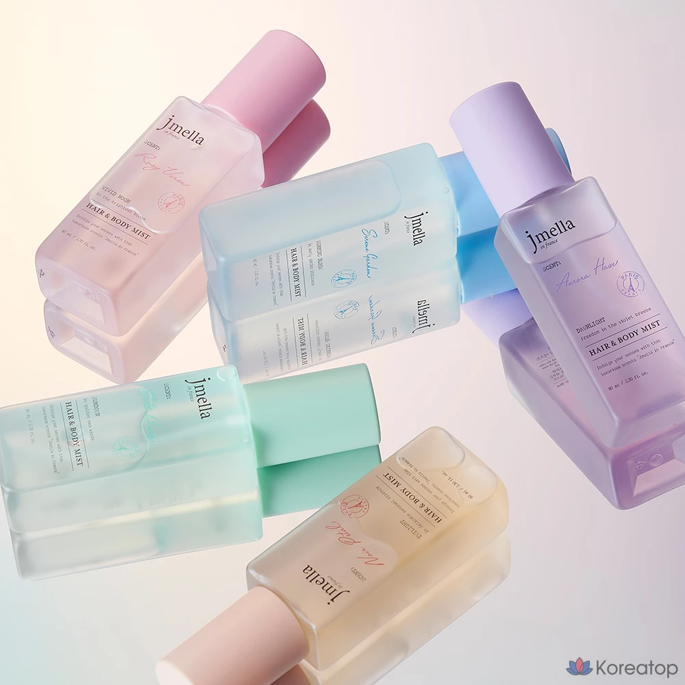 Парфюмированный спрей для волос и тела Jmella In France Serene Garden Perfume Hair &amp; Body Mist Floral Peony, 80 мл, 1 шт.