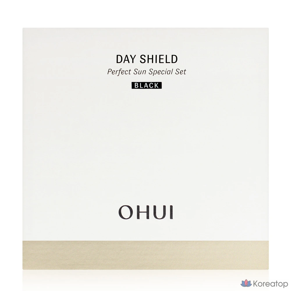 Набор из двух косметических средств Ohui Day Shield Perfect Sun Black Whitening Tone-Up Sunscreen., фото 3