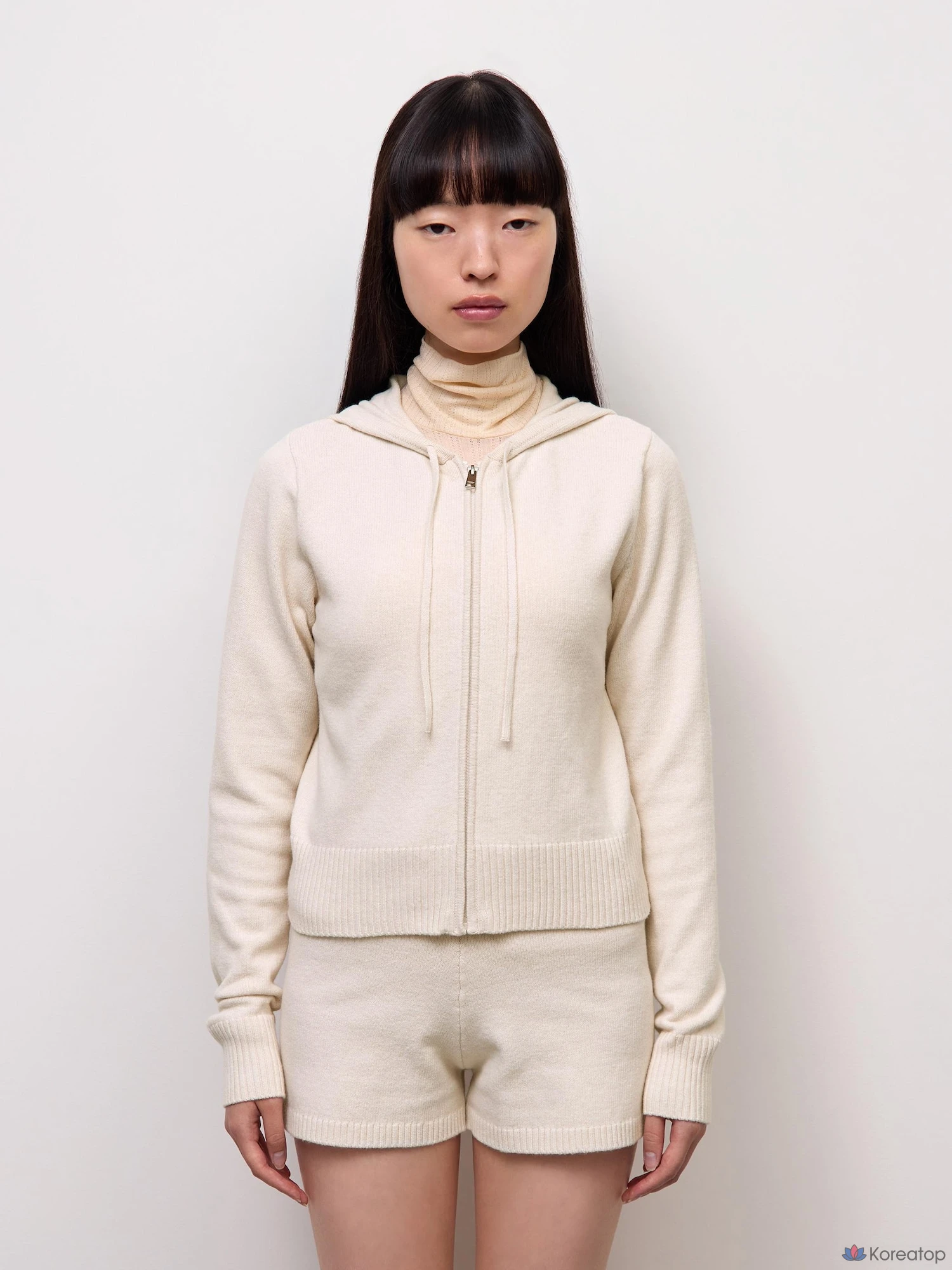Худи на молнии Uniqlo Knit Full Zip Hoodie