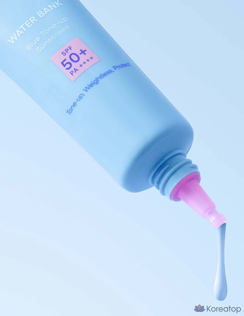 Солнцезащитный крем LANEIGE Water Bank Blue Tone Up Sun Cream SPF 50+ PA ++++, 50 мл, 1 шт.