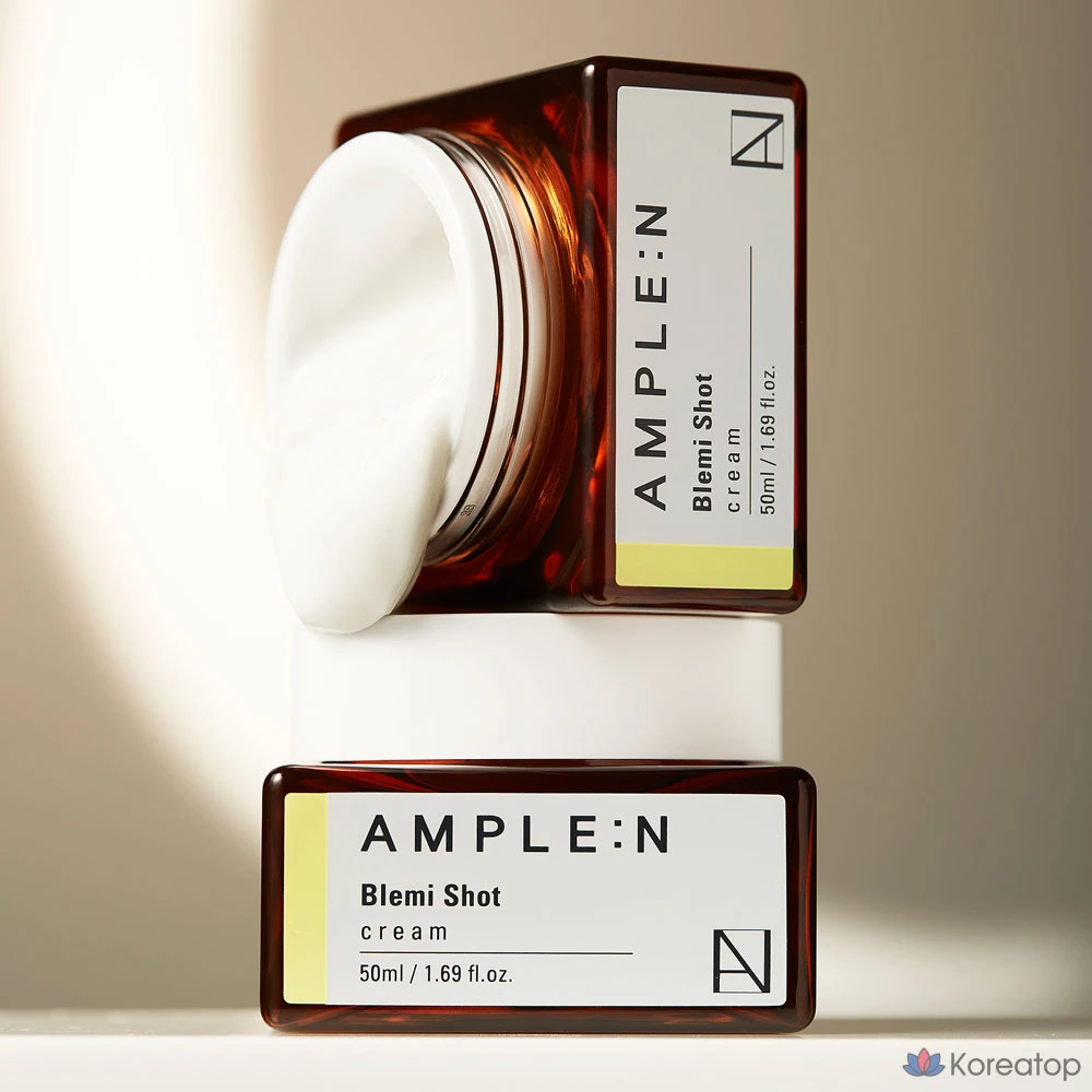 Крем для лица Coreana Ample:N &amp; Blemish Shot Whitening Blemish Cream, 1 шт., 50 мл