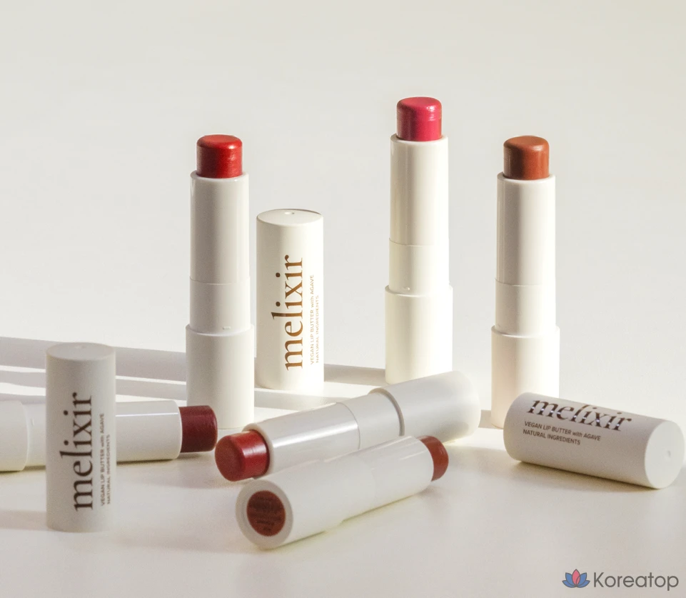 Бальзам для губ Melixir Vegan Lip Butter, оттенок Caramel, 3.9 г, 1 шт.